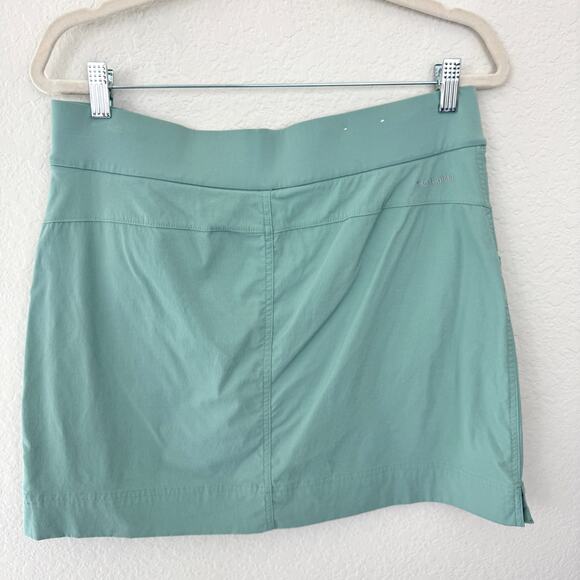 Columbia Womens Cayon Climber Skort Mini  Size L Active Stretch Outdoor Green - Picture 3 of 6